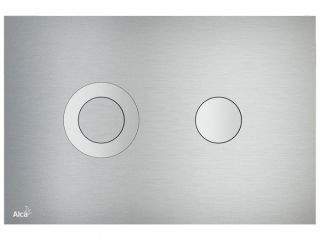 Кнопка смыва AlcaPlast FLAT для инсталляции хром матовый TURN