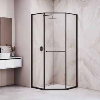 Душевой уголок RGW SV-82B "L" 33328299-14L 90x90 см чёрный