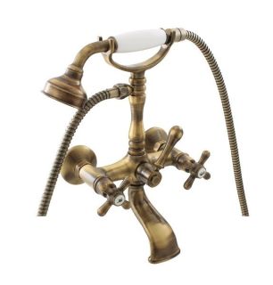 Смеситель для ванны Rav Slezak Morava Retro MK160.5/2SM бронза