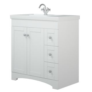 Тумба под раковину Corozo Техас 80см белый SD-00000323