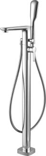 Напольный смеситель для ванны с ручным душем, хром Cezares TESORO-F-VDP-01