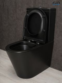 Унитаз напольный Gid Tn2189Bm 62248Y черный матовый 64.5x38.5x82.5