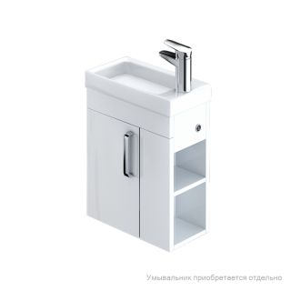 Тумба с раковиной IDDIS Torr подвесная 40см белый TOR40WRi95K