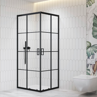 Душевой уголок RGW PA-34B 06083499-84 90x90 см чёрный