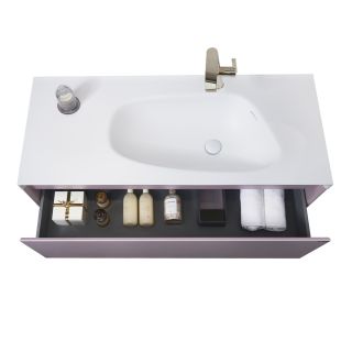 Тумба с раковиной Orans BC-4060-1200R 40601200R 120 см лиловый матовый