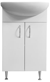 Тумба под раковину Stella Polar Концепт ЭКО 50см белый SP-00000038