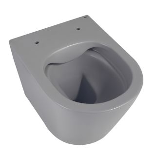 Подвесной унитаз ABBER Bequem AC1102MG безободковый серый матовый
