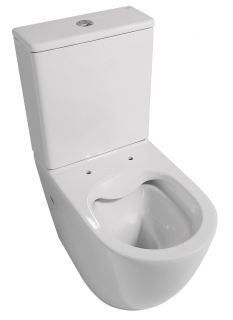 Унитаз-компакт ABBER Bequem AC1110 безободковый белый