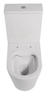Унитаз-компакт ABBER Bequem AC1112 безободковый белый
