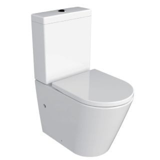 Унитаз-компакт Azario Luana AZ-8593 безободковый с сиденьем микролифт