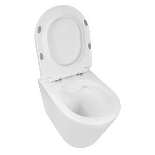 Унитаз подвесной Azario VENTO AZ-1046 безободковый c быстросъемным сиденьем микролифт