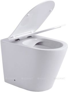 Унитаз приставной Aquanet Rimless Atago 2.0 F LX-1906 243548 белый