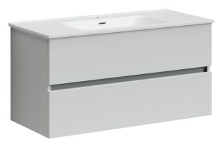 Подвесная тумба под раковину Sancos Urban UR100W 100см белый глянец