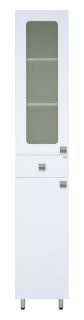 Напольный шкаф - пенал Misty Урал 35см левый белый