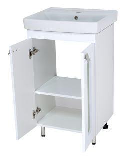 Напольная тумба под раковину Misty Урал 50см белый