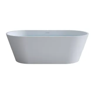 Ванна из искусственного камня Timo Elissa ELISSA1580 160x75 см белый