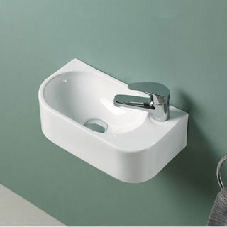 Раковина керамическая Vincea VBS-506R, подвесная, правая