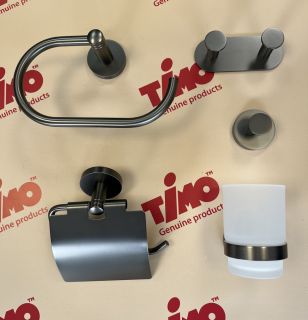 Вешалка-2 крючка Timo Saona 13014/18 чёрный