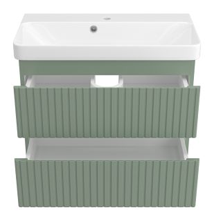 Подвесная тумба под раковину Brevita Victory VIC-09070-0802Я 70см зелёный