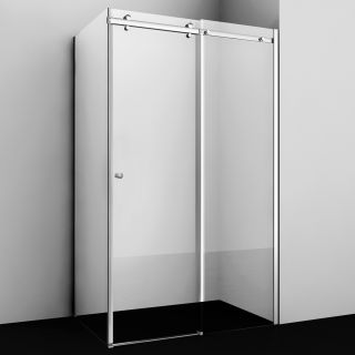 Душевой уголок Wasserkraft Vils 110x80см серебристый 56R14