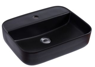 Накладная раковина Avimano Vision 1245122 50см чёрный матовый