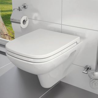 Комплект VitrA S20 9004B003-7207 Унитаз подвесной безободковый, с микролифтом + Система инсталляция + Кнопка смыва