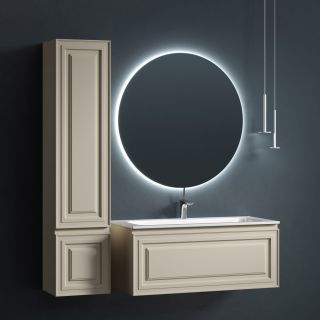 Подвесная тумба под раковину Sancos Very VR100CE 100см Beige Soft