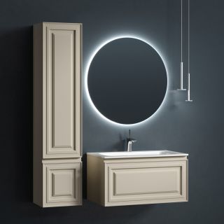 Подвесная тумба под раковину Sancos Very VR80CE 80см Beige Soft