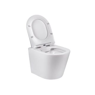 Унитаз подвесной Vincea Piatti VT1-11 белый безободковый ультратонкое soft-close сиденье