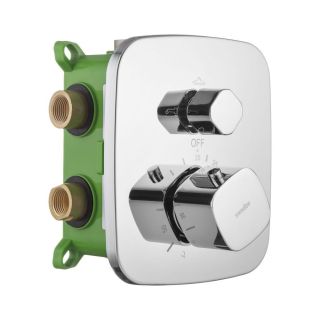 Встраиваемый смеситель Swedbe Platta 9032 термостатический подключение на три выхода хром