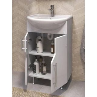 Тумба под раковину напольная Vigo Turin 225 55 см белый