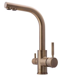 Смеситель для кухни Swedbe Selene Plus 8147 с каналом для подключения фильтра бронза