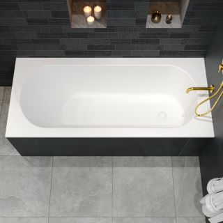 Ванна из искусственного камня WHITECROSS Gin 0217.165075.200 165x75 см белый матовый