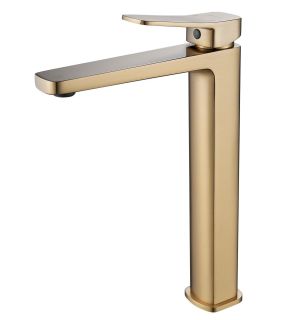 Смеситель для раковины Shevanik S9911G золотой сатин