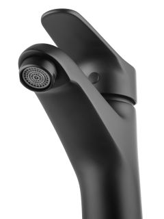 Смеситель для раковины Wonzon & Woghand WW-A40212-MB чёрный матовый
