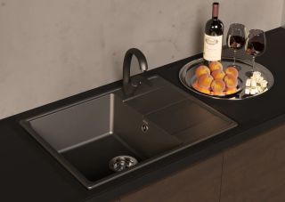 Кухонная мойка Ulgran Quartz Prima 650-10 песок