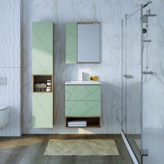 Ниша для тумбы Бриклаер Кристалл 4627125417078 60 см дуб гранж песочный