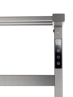 Полотенцесушитель электрический Wonzon & Woghand Frankfurt WW-A1026-GM 48x64 см тёмный графит