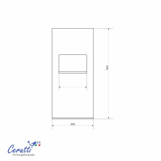 Полка для ванны CeruttiSpa ALLESA B черный