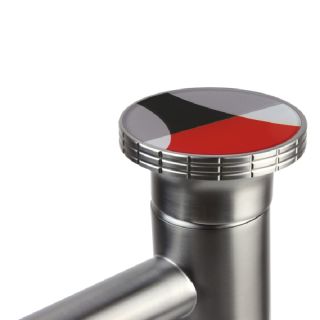 Смеситель для раковины Bronze de Luxe 9008GM-R, графит/красный