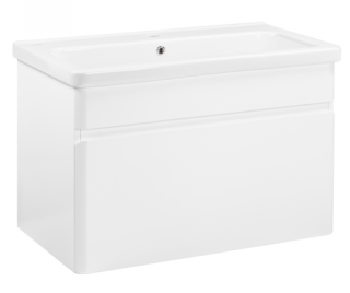 Подвесная тумба под раковину Veedi Prestige PRS800T-CR 80см белый