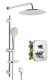 Душевой комплект Swedbe Platta 5556 с термостатом хром