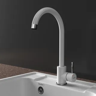 Смеситель для кухни GranFest  URBAN Z-5410 серый