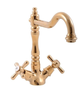 Смеситель для кухни Rav Slezak Morava Retro MK120.5/8Z золото