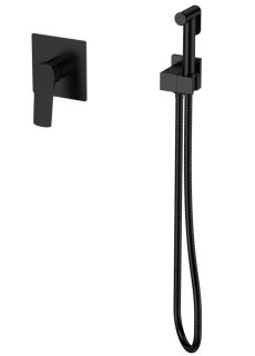 Гигиенический душ со смесителем Splenka S30.53.06 чёрный